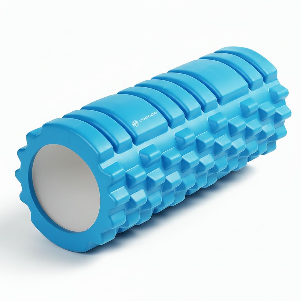 GODBOD Foam Roller - Deep Tissue Medium Density Muscle Massager with Myofascial Trigger Point Release, Back Massage Roller for Soreness and Mobility 13 x 5.5 Inch