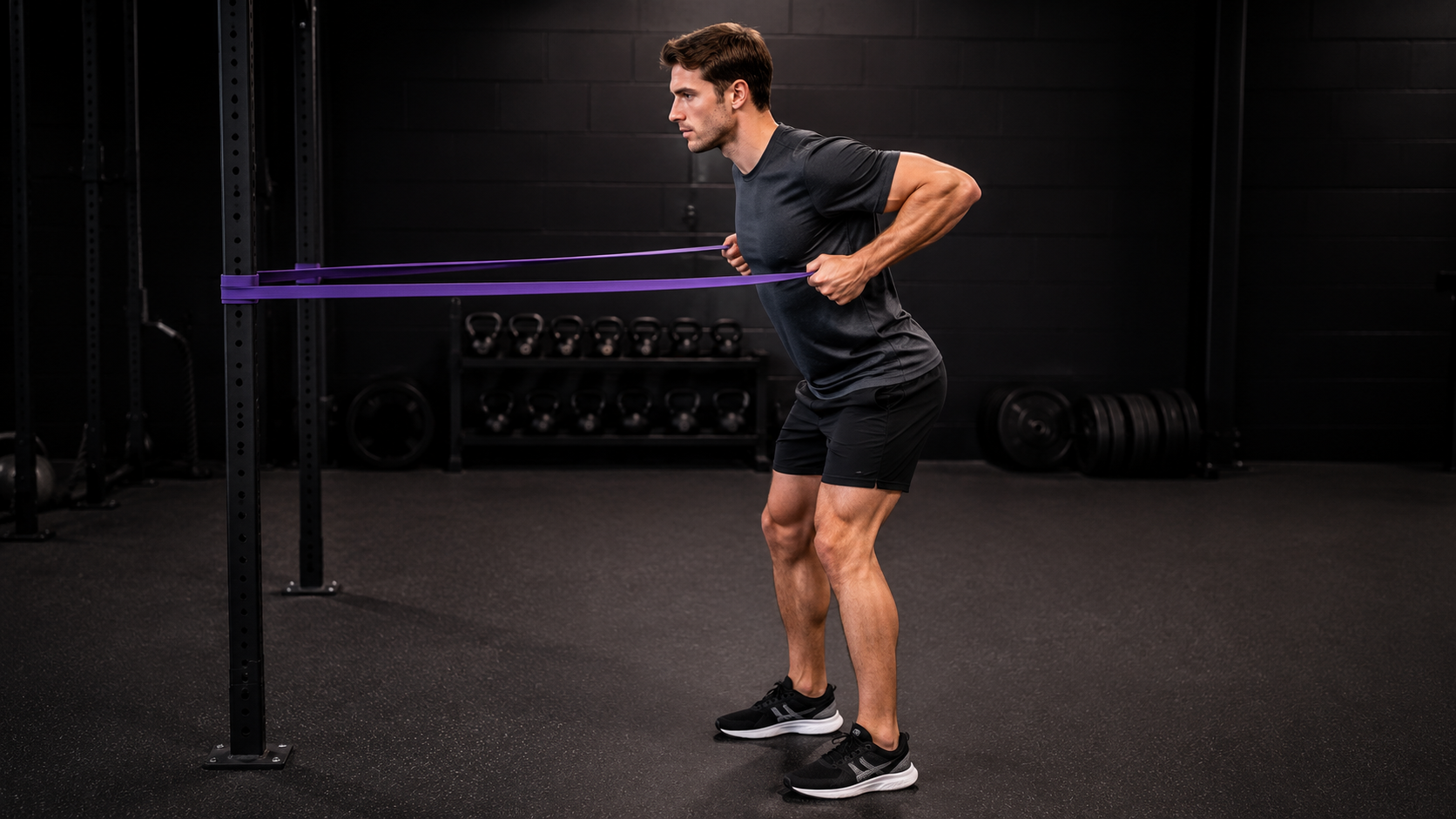 GODBOD long row resistance band exercise example